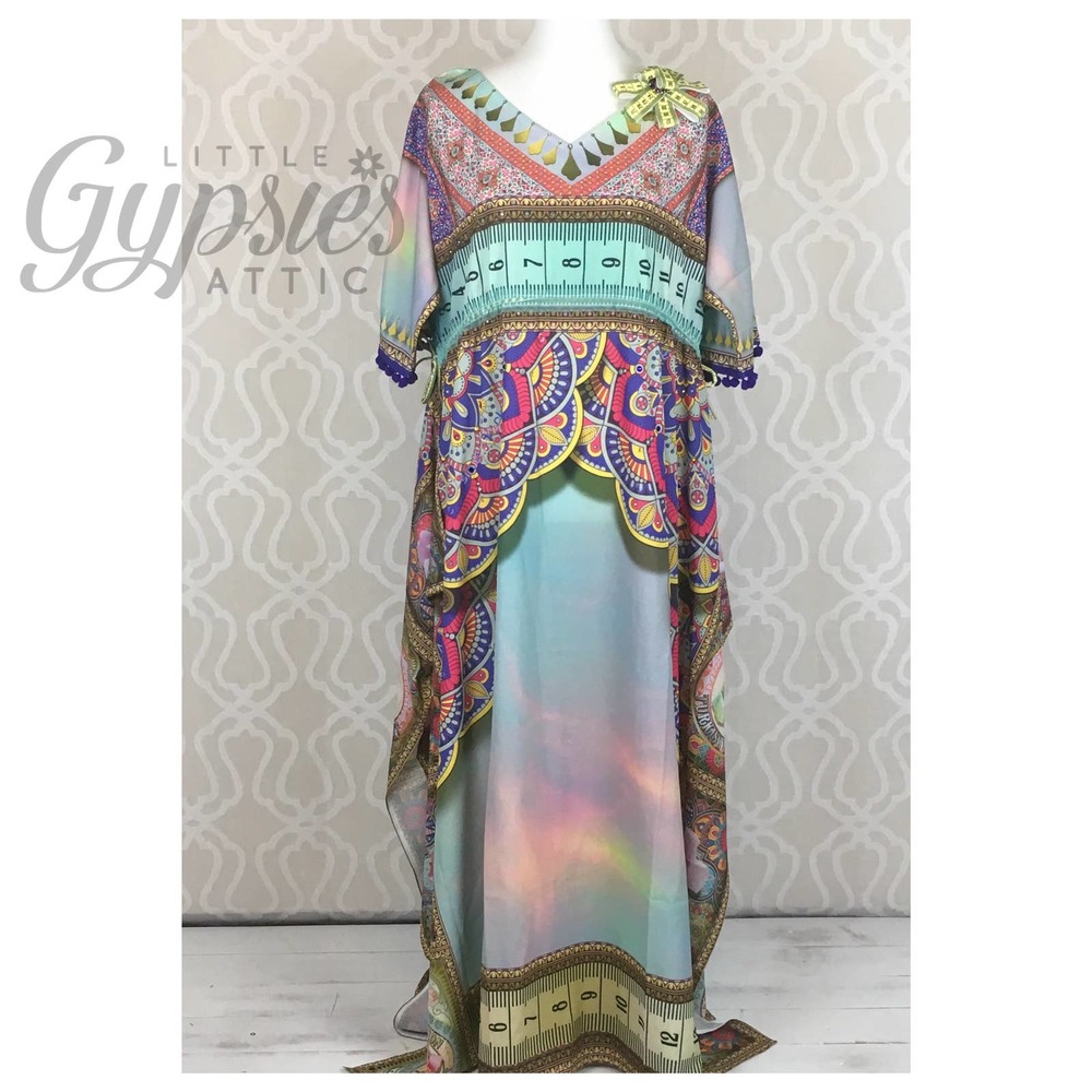 Pastel Rainbows and Prisms Kaftan - Picture 2 of 16